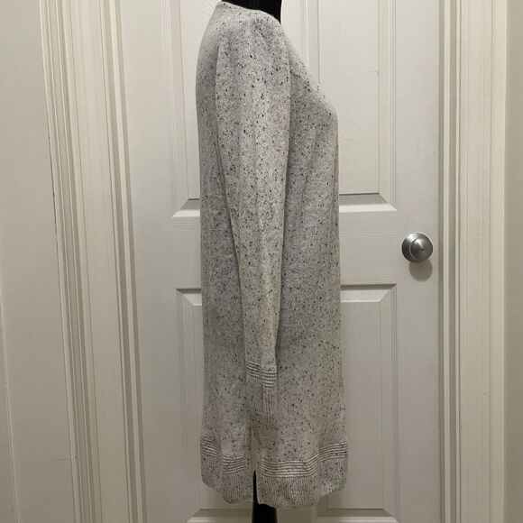 PURE COLLECTION 100% Cashmere Open Front Long Knit Cardigan Sweater Small - Picture 2 of 8